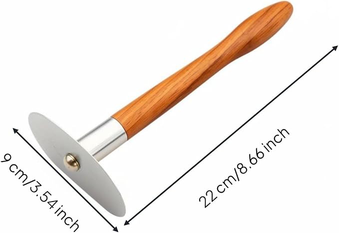 Gua Sha Easy to Clean Long Handle Gua Sha Gift Idea Myofascial Release, Red Pear Wood Brass Tai Chi Gua Sha Board Short Handle