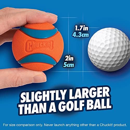 Chuckit! Ultra Ball Dog Toy, Durable Rubber, Small 2-in, 2 Pack