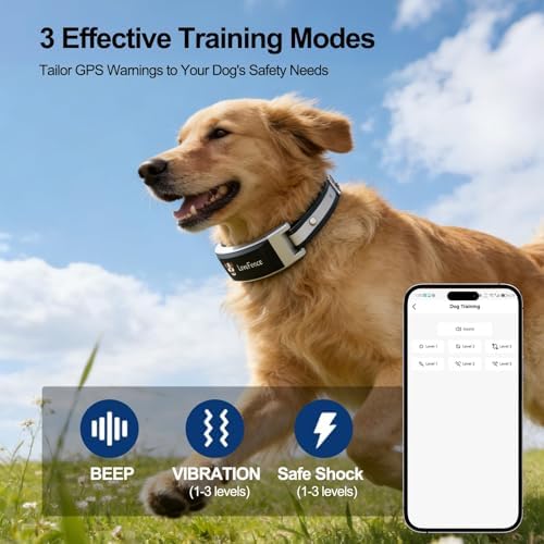 GPS Wireless Dog Fence System with Real-Time Tracking & Training