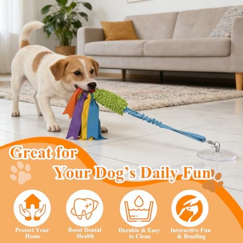 Suction Cup Dog Toys for Small Medium Dogs,Tug of War