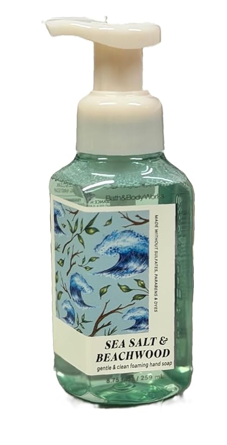 Bath & Body Works Spring Scents Gentle & Clean Foaming Hand Soap - 8.75 fl oz (Sea Salt and Beachwood)