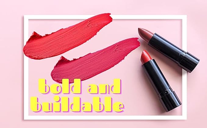 Ultimately Pink Lavender Shimming Mauve Purple Lipstick Color Moisturizing Paraben Free, No Animal Testing & Cruelty Free Lip Makeup Color
