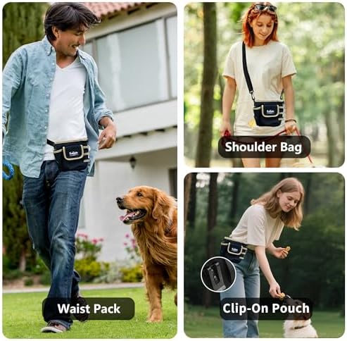Dog Treat Pouch with Magnetic Closure for Pet Training