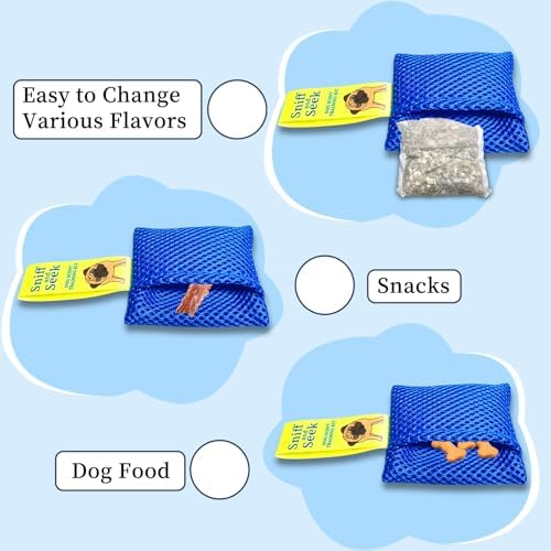 Dog Scent Training kit, Brain Games, Hide and Seek Toys, Metal Stimulation Games - Fun Nose Work for Dogs, Sniff and Seek Sniffing Toys, Dog Nosework, Scent Work Kit for All Ages
