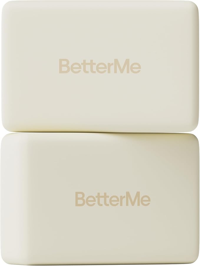 BetterMe Yoga Blocks Set of 2 – High Density Foam Yoga Blocks for Stretching, Pilates & Workouts – Lightweight Non-Slip Exercise Blocks for Flexibility & Balance