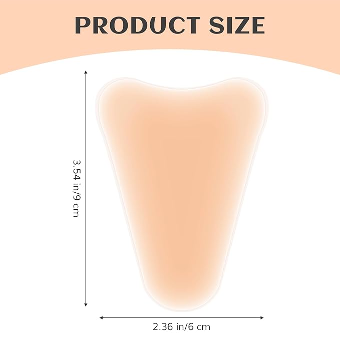 6 Pack Y Shape Concealer for Women,Reusable Anti Underwear for Women,Invisible Silicone Ladies' Seamless Pads Cover for Leggings Swimsuits All and Yoga Pants(Dark Skin)