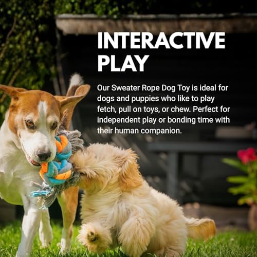 Consumable Corner - Sweater Rope Dog Toy - Braided Tug & Chew Toy