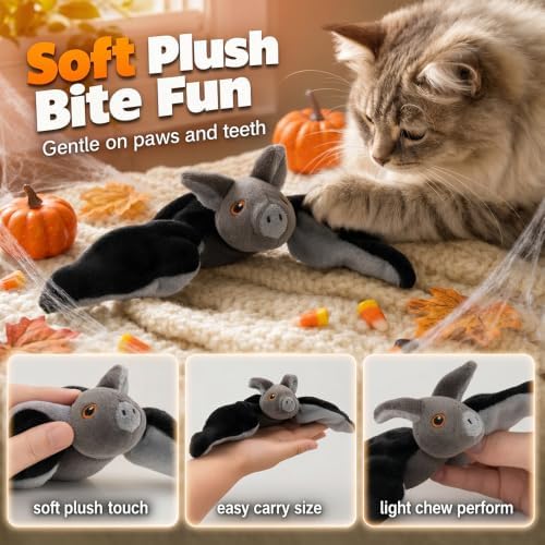 Flying Bat Toy for Dogs & Cats Flapping Wings Interactive Pet Toy (Chick)