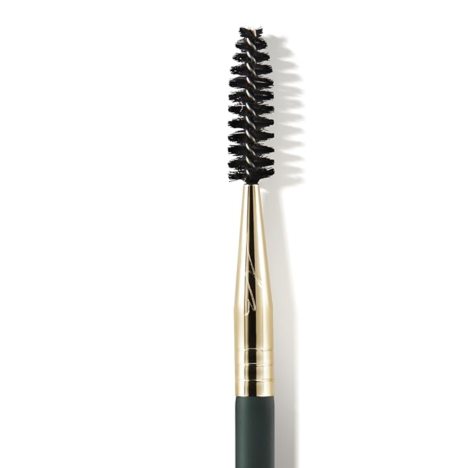 SOO ADOR okhee Dual Spoolie Brush NUN10 – Professional Korean Makeup Brush, Dual-Sided Brow & Lash Spoolie for Groomed Eyebrows, Clump-Free Lashes & Polished Finish