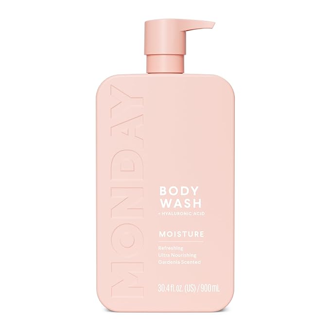 MONDAY HAIRCARE MOISTURE Body Wash in Fresh Gardenia with Hyaluronic Acid & Shea Butter for All Skin Types, 900 mL