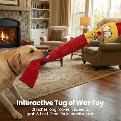 HGB Squeaky Snuffle Dog Puzzle Toy for Medium Small Dogs