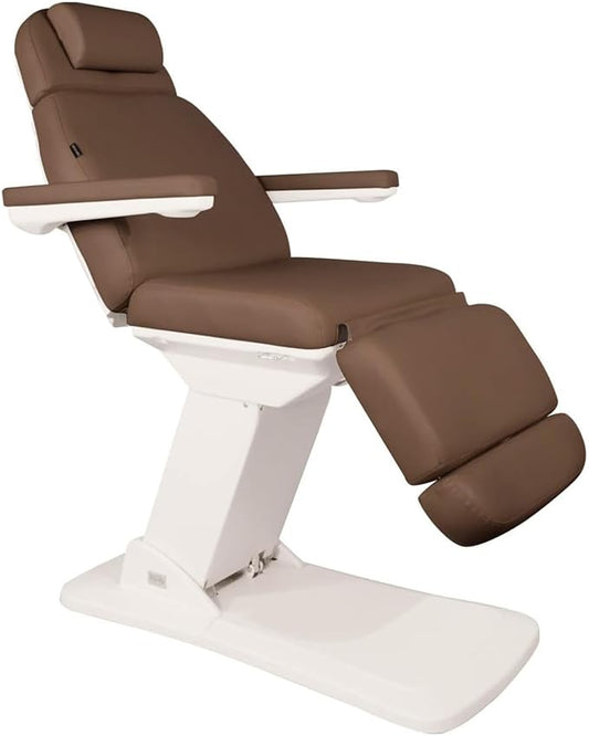 Electric Insight Chair, 4 Motors Med Spa Chair with Remote Control, 2-Year Warranty, Ideal for Dermatology, Podiatry, Spa, Facial and Aesthetician Services - Sand