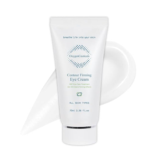 OxygenCeuticals Contour Firming Eye Cream – Hydrating & Firming Eye Cream for Puffiness, Dark Circles, Fine Lines & Wrinkles – Korean Skincare for Delicate Eye Area. 2.36 fl. oz (70ml)