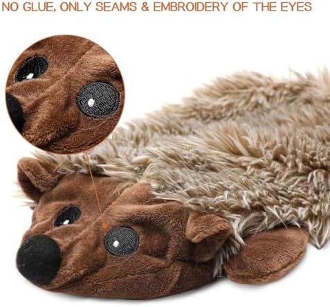 Dog Squeaky Toys for Small Dogs, Puppy Toys for Teething Cute Hedgehog | Stuffed Plush Small Breeds Toys Bundle Natural Puppy Rope, Dog Chew for Puppies Pet for Pet