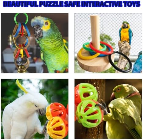 Bird Toys, Lovebird Training Toys, Parrot Toy Sets