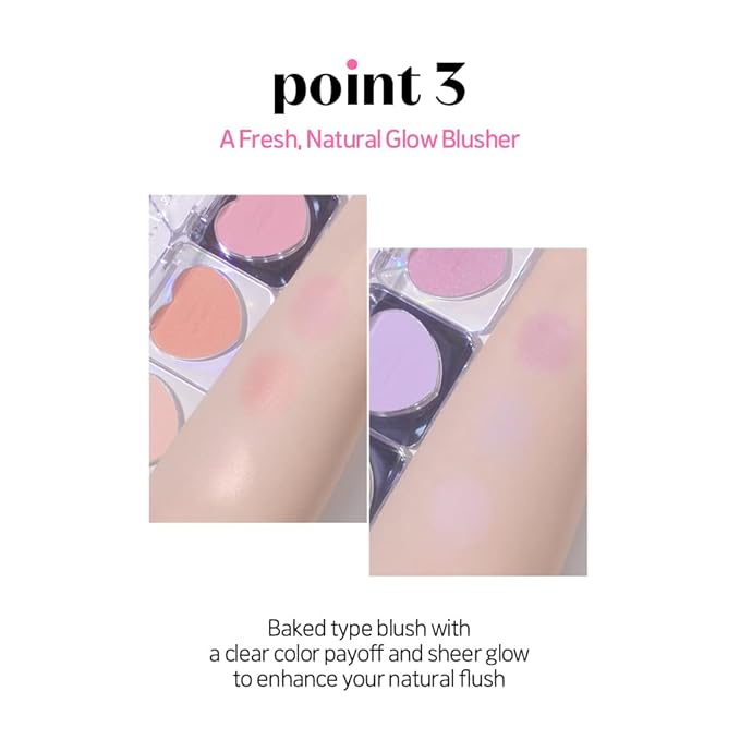 ETUDE Heart Pop Blush, Luminous Pink Beige Cheek Color, Natural Highlight & Glossy Finish, Compact 0.2 oz – Aurora Chandelier