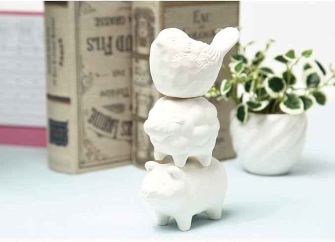Aroma Ceramic Stone Diffuser [Made in Japan] Aromatherapy Passive Essential Oil Diffuser, Non-Electric Eco-Friendly, Unique, Cute, Animal, Design for Women, Men, and Gifts(Bird)