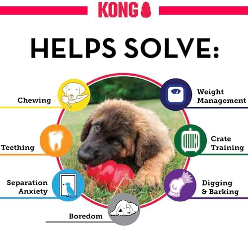 KONG Classic Toy and Easy Treat Peanut Butter Spray, 14 oz, Small Dogs