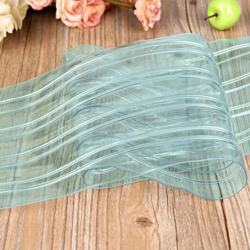 Dog Door Replacement Flaps,Plastic Vinyl Strip for DIY Doghouse Entry Door or Cat Door,7.09 in x 4.9ft,Curtain Strips for Commercial Entry Doors,DIY Dog Cat House Entry Door,Easy to Cut & Install