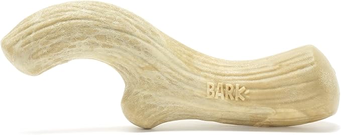 BarkBox Big Game Antler Super Chewer - Toy for Large Dogs | Durable Dog Toy for Aggressive Chewers - Vanilla Scented Dental Chew