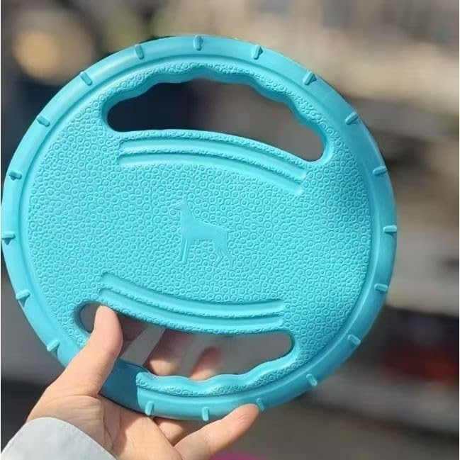 Dog Flying Disc for Pet Fun Sports Outdoor Toy for Lawn Beach, Upgraded