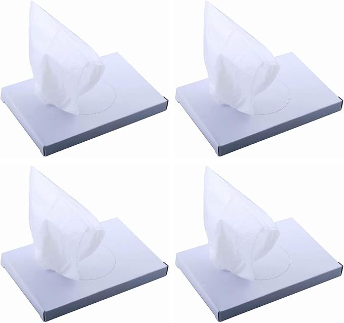 Universal Feminine Disposal Bags for Menstrual Care Products 4 Pack -30ct Refill Box- for Disposal of Tampons, Pads, Hygiene Products
