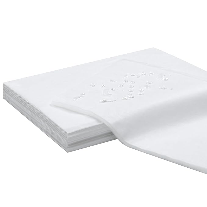 200PCS White Disposable Bed Sheets 31" x 71" Massage Table Sheets Non Woven Fabric SPA Bed Cover Breathable for Massage Beauty Tattoos