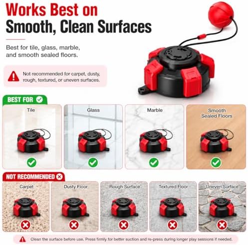 Interactive Suction Cup Dog Toy for Boredom Relief, Tug of War and Self Play with Rope and Rubber Ball, Dog Toys to Keep Them Busy Indoors Or Outdoors (BR)