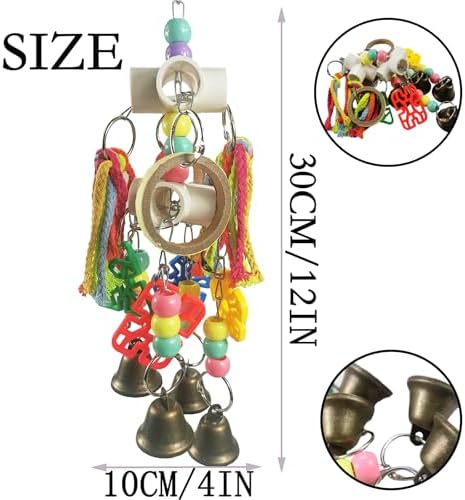 Parrot Toys Hanging Interactive Chew Toys