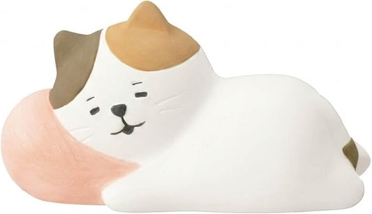 Passive Stone Diffuser, Cute Animal Series Aromatherapy Oil Diffuser for Tabletop Decor (1, Napping Cat)
