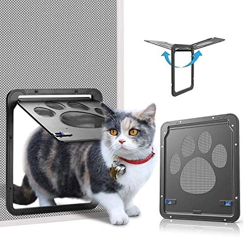 Ownpets Pet Screen Door for Dogs& Cats,Self Closing Function