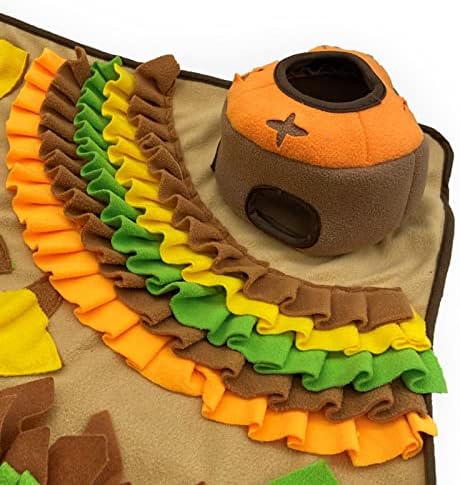 Dog Slow-Feeder Treats Pad Pet Sniffing Toy Cats Lick Mat Food Dispenser Pet Feeding Pad for Dog Treats Cats Feeding Small for Food Large