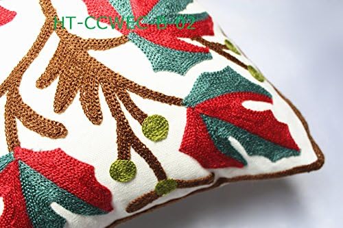 MoonRest Decorative Pillow, Fully Assembled with Hidden Zipper Filled with Synthetic Down Pillow Inserts (Garden Fantasy)