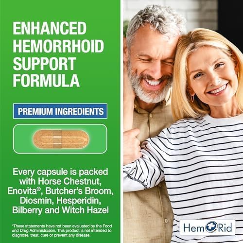 HemRid Max and Maximum Strength Lidocaine Cream - Hemorrhoid Relief Bundle for Fast Internal & External Support - Hemorrhoid Pills & Hemorrhoidal Lidocaine Cream for Rapid Comfort & Soothing Care