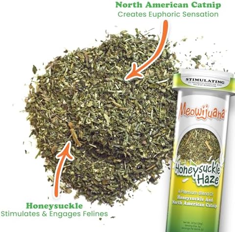 Meowijuana Get Buzzed Bundle for Cats | Refillable Plush on Wand + Blend