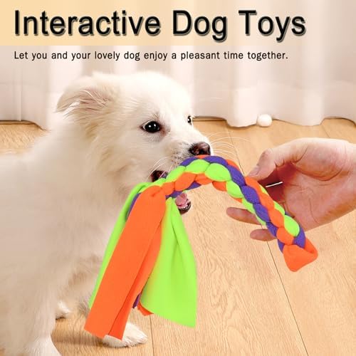 2 Pack Dog Fleece Rope Toy, Flirt Pole Replacement Toys
