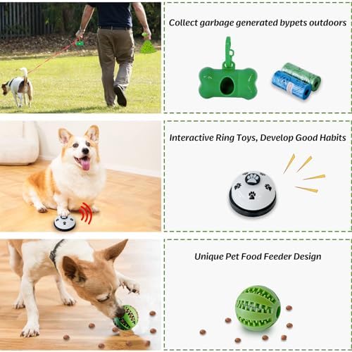 MRSOHRET 20Pcs Puppy Chew Toys for Teething, Dog Chew Toys with Rope Toy, Pet Dog Toothbrush, Treat Balls, Plush Toys and Squeaky Toys for Small Medium Dogs with Basket to Keep Them Busy
