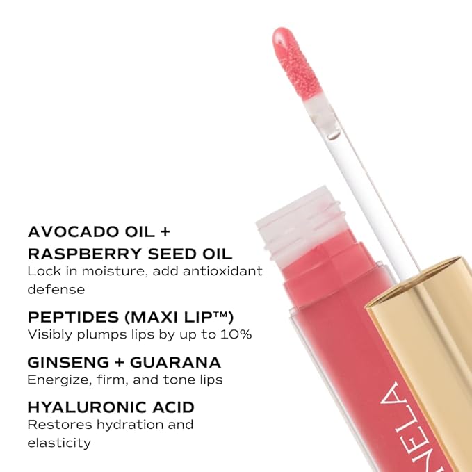 Your Best Self Peptide Hydrating Lip Gloss - Coral Pink - Confidence Boost Color