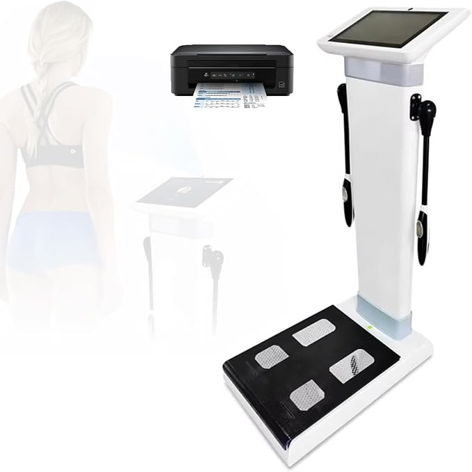 Touchscreen Body Composition Monitor with Instant Face Recognition, Multi-User Profiles, Growth Tracking, Wireless Printing, and Dual-Frequency BIA Technology