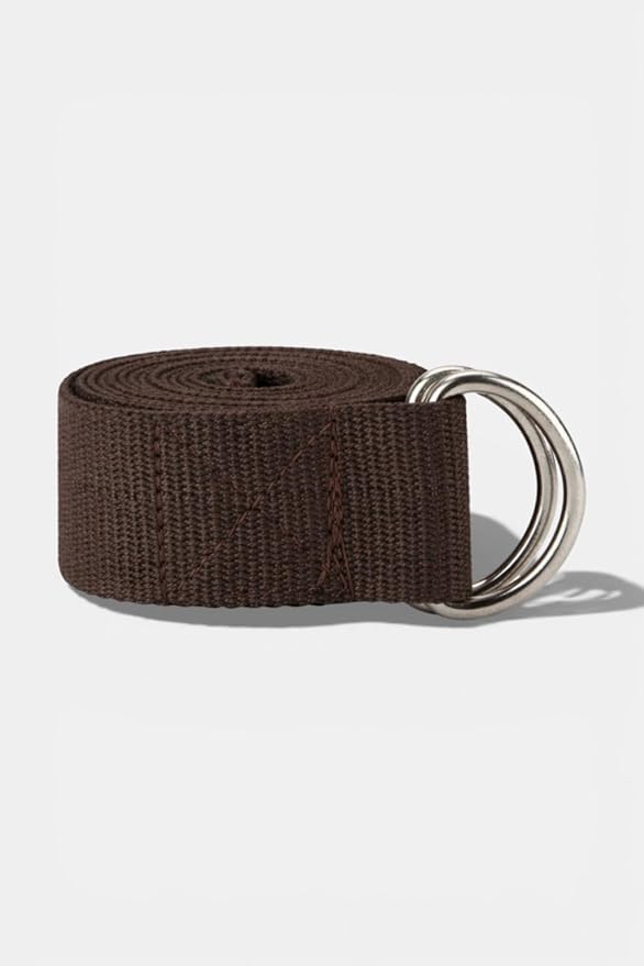 Shakti Warrior Nama Yoga Strap - made from organic cotton using non harmful dyes and sliding metal buckle. 8' (244 cm) Weight: 0.1kg