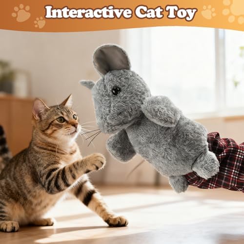 babyye Cat Wrestling Glove, Thickening Tough Padding for Safe and Fun Interactive Play, Relieve Boring Pet Safe Interactive Play