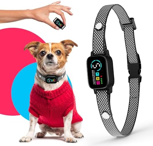 generic Bark Collar for Small Dogs 8-40 No Shock Anti Barking with Al Chip (Small,Black)