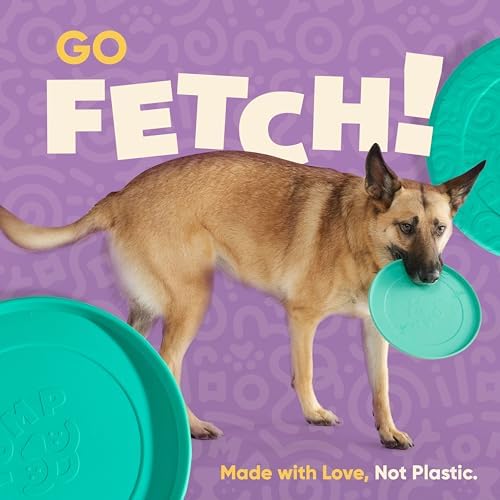 Yomp FetchFlyer Dog Frisbee – Interactive Flying Disc Toy for Soft and Medium Chewers - Outdoor Fetch Toy for Dogs – Made from Pet-Safe, Non-Toxic Silicone