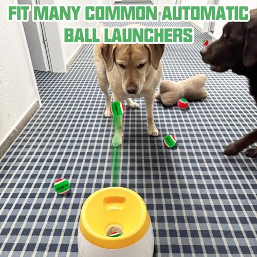 X-Small Dog Tennis Balls Dog Toys Ball 1.5" Pack of 12, Fit Ball Launchers,Dog Toys