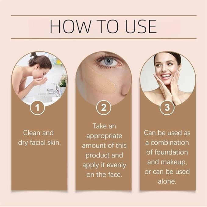 BB Tinted Moisturizer SPF 30, Full Coverage Light-Medium Skin Color Light Hydrating & Smoothing. (natural color)