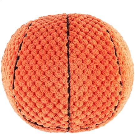 ZippyPaws SportsBallz Dog Squeaky Toys to Keep Them Busy - Basketball