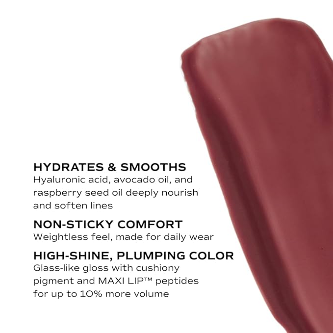 Your Best Self Peptide Hydrating Lip Gloss - Dusty Rose - Be Daring