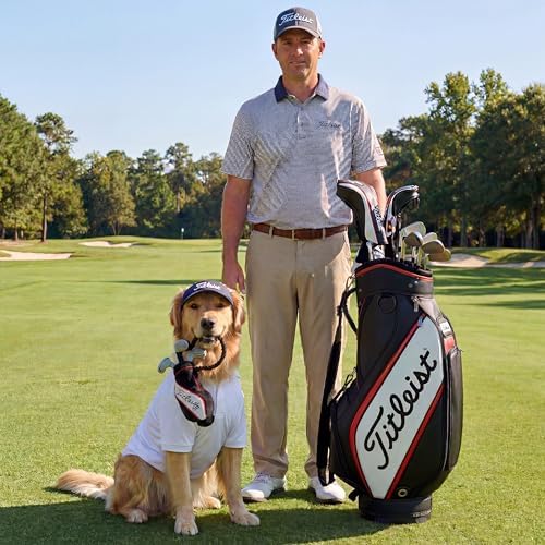 Tailwhiff Golf Dog Toy - Parody Plush Squeak Crinkle Rope Funny Golf Gift