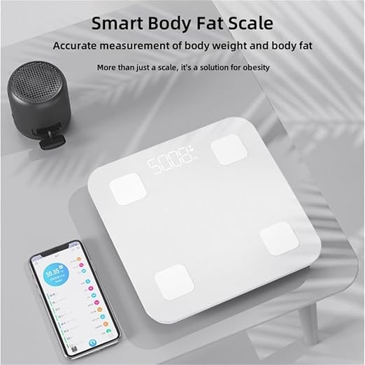Digital Bathroom Weighing Machine, Smart Bathroom Digital Weighing Machine, Ultra-Precision Digital Accurate Bathroom Smart Scale for Muscle Composition