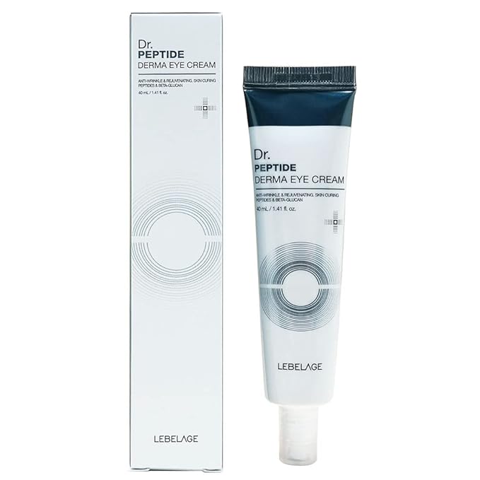 LEBELAGE Derma Eye Cream 1.35 fl oz | Lightweight Eye Moisturizer | Fast-Absorbing Daily Under Eye Cream for Smooth, Hydrated Skin Feel | Korean Skincare Routine (Peptide)